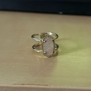 ELYSE RING GOLD IRIDSCNT DRUSY 6 Kendra Scott